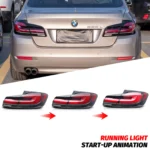 LED Tail Lights for BMW 5-Series F10 M5 2011-2016 Dynamic Animation Sequential Turn Signal Rear Lamps Assembly - Image 4
