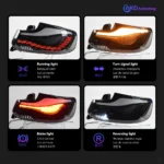 Car Styling for BMW 2 Series F22 Tail Lights F23 LED Tail Light 220i 225i F44 F45 F46 Rear Lamp DRL Signal Auto Accessories - Image 3
