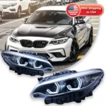 Car Headlights For BMW 2 Series F22 2014-2019 LED Car Lamps Daytime Running Lights Dynamic Turn Signals Car Accessories