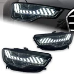 Car Accessories Head Lamp for Audi A6 Headlights 2012-2015 Upgrade A7 Design LED Headlight DRL Dynamic Singal High Low Beam