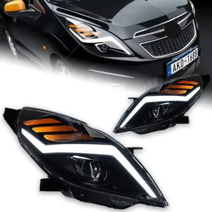Car Styling Head Lamp for Chevrolet Spark Headlights 2011-2015 Spark LED Headlight DRL Hid Bi Xenon Auto Accessories