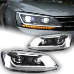 Car Styling Head Lamp for VW Jetta Mk6 LED Headlight 2011-2018 B8 Design Headlights Drl Hid Bi Xenon Automotive Accessories