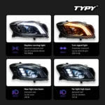 Car Lights For Benz ML W164 Headlight 2012-2015 LED Projetor head Lamp Daytime Running Light Automotive Accessories - Image 3