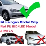 LED Headlights for Volkswagen VW Golf 7 MK7 VII 2013-2017 Sequential Turn Signal Front Lamps Assembly Not Fit GTI & Xenon Model - Image 2