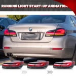 LED Tail Lights for BMW 5-Series 2011-2016 F10 M5 Dynamic Animation Sequential Turn Signal Rear Lamps Assembly - Image 5