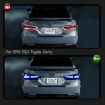 Car RGB Tail Lights For Toyota Camry 2018-2023 RGB Car Tail Lamps Daytime Running Lights Dynamic Turn Signals - Image 2