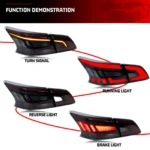 LED Tail Lights for Nissan Sentra B17 2013-2019 Sylphy Nismo Rear Lamps Start-up Animation Sequential Turn Signal Assembly - Image 2