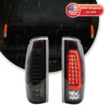 LED Tail Light for Chevy GMC 1988-1999 C/K Pickup Truck Silverado Suburban Sierra Tahoe Yukon Turn Signal Brake Light