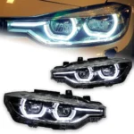 Car Styling Head Lamp for BMW F30 Headlights 2012-2019 F35 LED Headlight 320i 318i 325i DRL Angel Eye Automotive Accessories