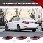 LED Facelift Tail Lights for BMW G30 F90 M5 5-Series 2017-2020 Sequential Turn Signal Rear Lamps Assembly - Image 3