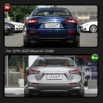 Car Tail Lights For Maserati Ghibli 2014-2020 LED Car Tail Lamps Daytime Running Lights Dynamic Turn Signals - Image 2