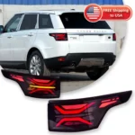 Car Lights For Range Rover Sport Taillight 2014-2022 LED Tail Lights Daytime Running Light Turn Signal Plug Play