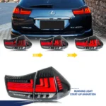 LED Tail Lights for Lexus RX350 RX330 2004-2009 2nd Gen Clear Rear Lamps Sequential Signal Start-up Animation Assembly - Image 3