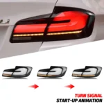 LED RGB Tail Lights for BMW 5-Series 2011-2016 F10 M5 Colorful Dynamic Animation Sequential Turn Signal Rear Lamps Assembly - Image 3