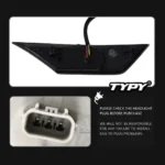 LED Side Marker Light For Honda Civic 2016-2021 Turn Signal Lamp Smoked Lens Yellow LED Turn Signal Car Accessories - Image 3
