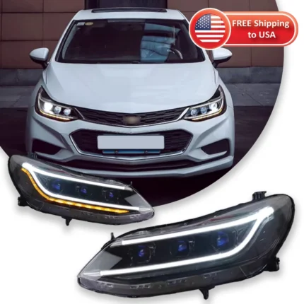 Car Lights For Chevrolet Cruz 2017-2020 Headlight LED Projetor head Lamp Daytime Running Light Automotive Accessories