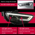 Car Lights for Audi A3 LED Headlight 2013-2019 A3 8V Head Lamp Projector Lens DRL Front Automotive Accessories - Image 2