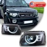 Car Lights For Land Rover Discovery 4 Headlight 2010-2017 LED Projector Headlamps Turn Signal Car Styling Auto Parts