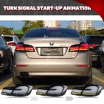 LED Tail Lights for BMW 5-Series F10 M5 2011-2016 Dynamic Animation Sequential Turn Signal Rear Lamps Assembly - Image 2
