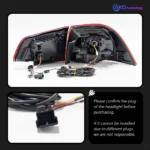 Car Lights for VW Touareg Led Tail Light 2011-2017 Touareg Rear Lamp DRL Dynamic Signal Reverse Automotive Accessories - Image 4