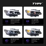Car Headlights For BMW 2 Series F22 2014-2019 LED Car Lamps Daytime Running Lights Dynamic Turn Signals Car Accessories - Image 4