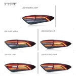 Led TailLight Assembly For Maserati Levante 2017-2020 Tail Lamps Rear Turn Signal Brake Lights Car Accessories - Image 3