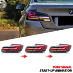 LED Tail Lights for BMW 5-Series F10 M5 2011-2016 Dynamic Animation Sequential Turn Signal Rear Lamps Assembly - Image 3