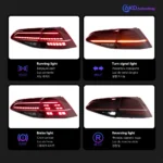 Car Styling Tail Lamp for VW Golf 7 LED Tail Light 2013-2019 Golf 7.5 MK7 Rear Stop DRL Animation Brake Auto Accessories - Image 3
