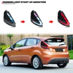 LED RGB Tail Lights for Ford Fiesta 2008-2017 MK7 MK7.5 Colorful Dynamic Animation Sequential Turn Signal Rear Lamps Assembly - Image 3