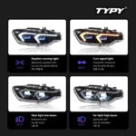 Car Lights For BMW 3 Series F30 Headlight F31 F35 2013-2015 LED Projector Headlamps Turn Signal Auto Parts - Image 3