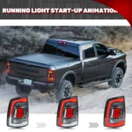 LED Tail Lights for Dodge Ram 2008-2018 1500 2500 3500 4th Gen Dynamic Animation Sequential Turn Signal Rear Lamps Assembly - Image 3