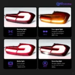 Car Lights for BMW F30 LED Tail Light 2013-2018 F35 F80 3D Rear Lamp 318i 320i 325i 330i 335i DRL Signal Auto Accessories - Image 3