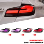 LED RGB Tail Lights for BMW 5-Series 2011-2016 F10 M5 Colorful Dynamic Animation Sequential Turn Signal Rear Lamps Assembly - Image 5