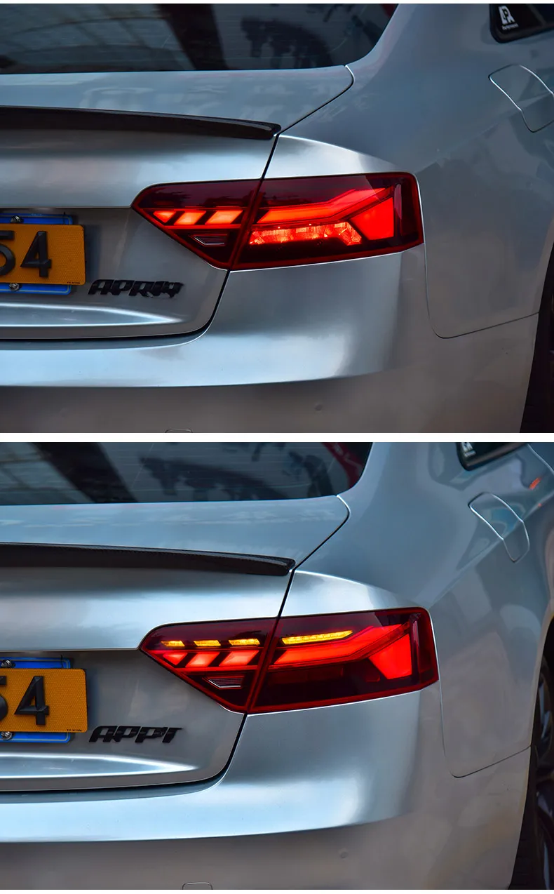 Car Styling for Audi A5 S5 2008-2016 LED Tail Light Animation DRL Dynamic Signal Reverese Automotive Accessories