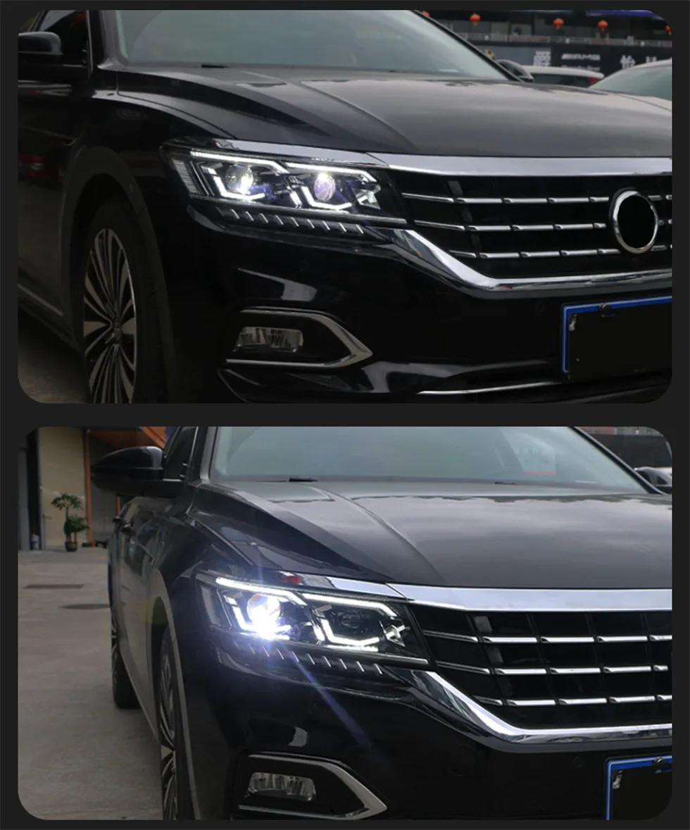 H7 Headlight Bulb For Passat B8.5 US-Spec 20 19-2021 LED Daytime Lights High Beam Lights Turn Signal Headlights