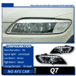 Headlight For AUDI Q7 LED Headlight 2006-2009 Headlights Q7 Tear Eye Style LED Daytime Running Lights Front Signal Lamp - Image 6