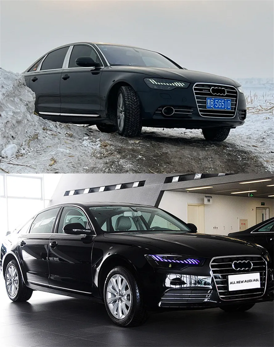 Car Lights For Audi A6 C7 20 12-20 15 LED Auto Headlights Assembly Upgrade A7 Design Dynamic Lamp Tool Accessories Kit