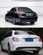 2 PCS Auto Tail Light Parts for C Class W205 C180 C200 C260 20 15-20 21 Taillights Rear Lamp LED DRL Signal Brake Reversing Parking FACELIFT - Image 4