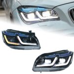 Car Headlight For BMW X1 E84 2011-20 15 Upgrade Bifocal Lens Headlights Assembly Competition Style Exterior Accessories