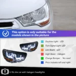 Headlight Assembly Citroen C4L Headlights 20 13-20 16 Upgrade LED Lens Headlight Daytime Running Light - Image 6