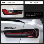 BMW G20 G28 20 19-20 22 3-series 320I Modified DRL Rear Taillight Flowing Turn Signal Floating Line Car Lamp - Image 6