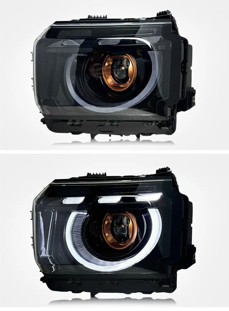Car Headlights For Jetour Traveler Head Lights Modified Defender Style LED Streamer Signal Laser Headlights