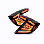 Taillights For Honda CIVIC Hatchback 20 18-20 21 LED Rear Brake Tail Light Stop Light Parking Lamp Moving Turn Signal - Image 2