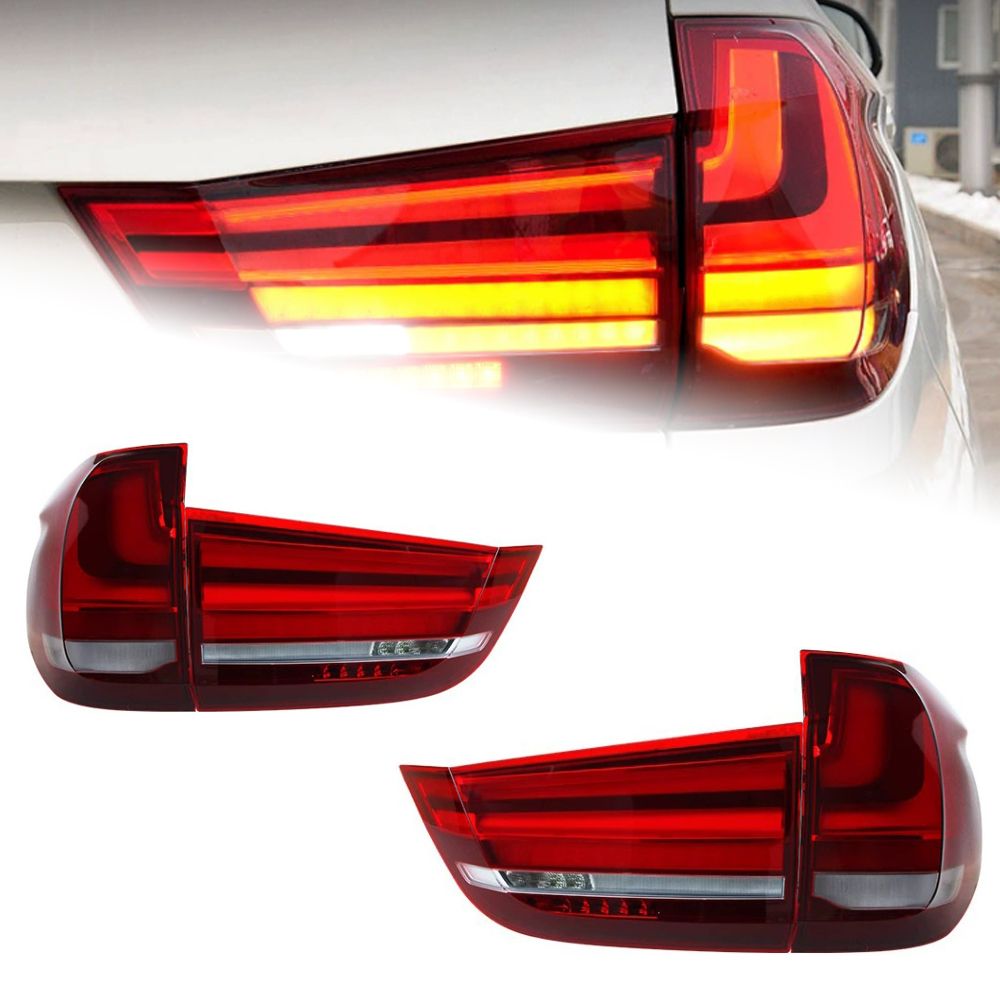 069a7799-f33b-448a-b226-f3e2463c798d Auto Parts Light For BMW X5 E70 LED Taillights 2014-20 18 Rear Brake Turn Signal Reverse Light Taillight - Image 1