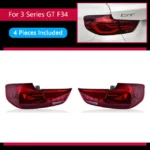 Car Taillights For BMW F34 GT 2013-20 20 320i 328i 330i 335i Gran Turismo LED Auto Taillight Upgrade Dragon Scales Design Turn Signal Lamp - Image 6