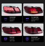 Car Tuning Taillights For Mercedes Benz E Class W211 W212 E260 20 09-20 15 Tail Lights OLED Style Dynamic Signal Light - Image 5