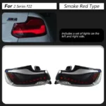 Taillight For 2-Series F22 F23 F87 M2 GTS OLED Style Tail LightsF44 F45 F46 LED Turn Signal Animation Parking Lights - Image 7