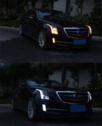 Auto Tuning Headlights For Cadillac ATS-L 20 14-20 18 Bi-Xenon Beam Fog Lights LED Turn Signal Running Lights - Image 3
