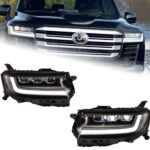 Headlight for Toyota Land Cruiser LC300 20 22-2023 LC300 LED Upgraded Front Lamp DRL Dynamic Turn Signal Head Lamp Assembly - Image 2