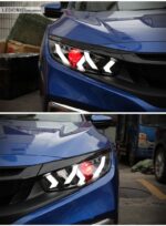 For Honda CIVIC G10 Upgrade Lamborghini Style LED Headlamp Assembly LED Daytime Running Light Streamer Turn Signal - Image 4